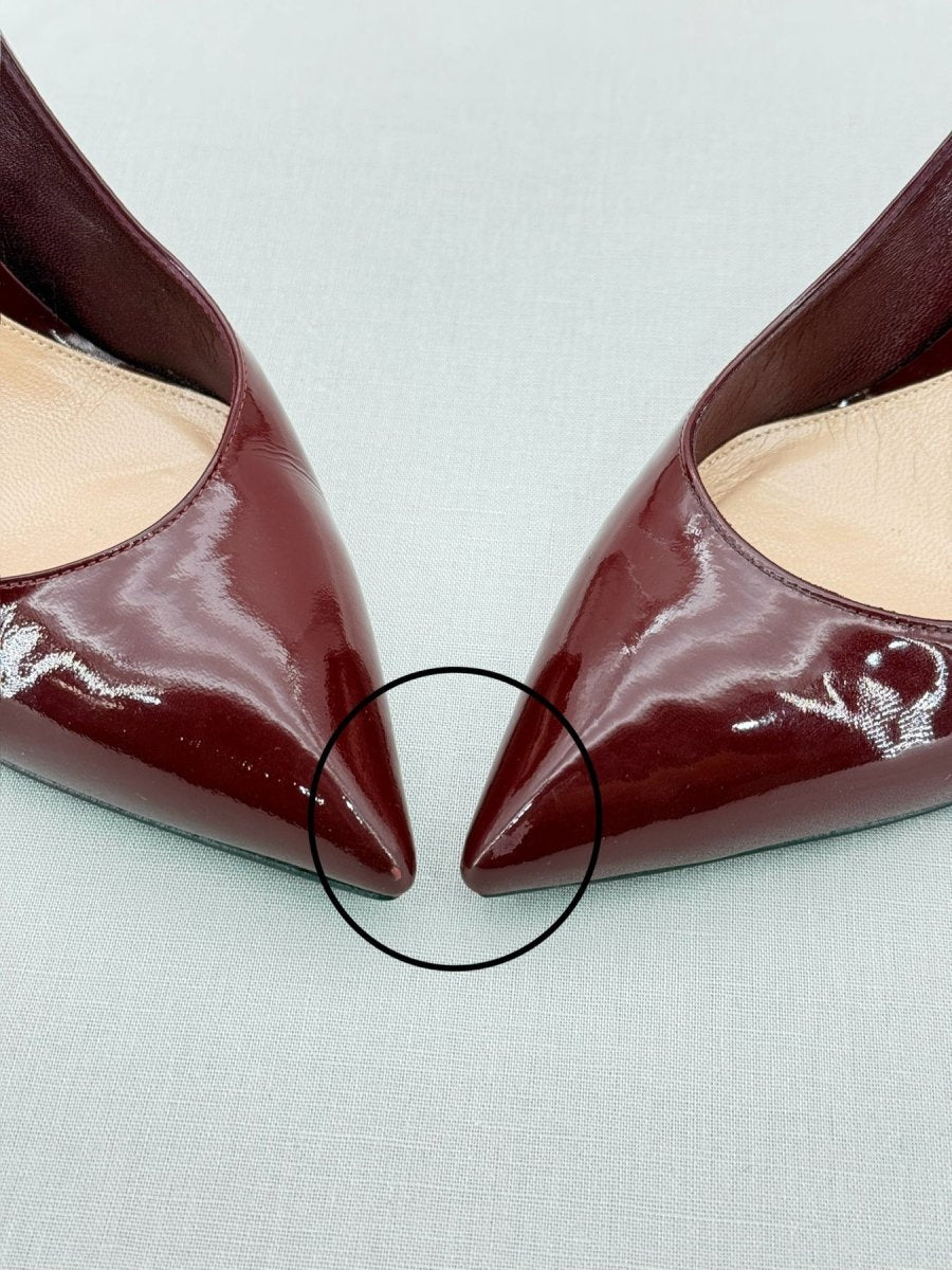 Pre - loved ALEXANDER MCQUEEN Burgundy Size EU 38.5 Pumps at Reems Closet