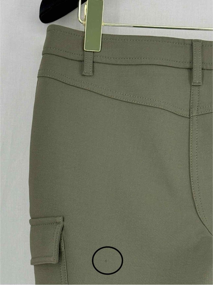 Pre - loved ALEXANDER MCQUEEN Cropped Khaki Size US 2 Pants at Reems Closet