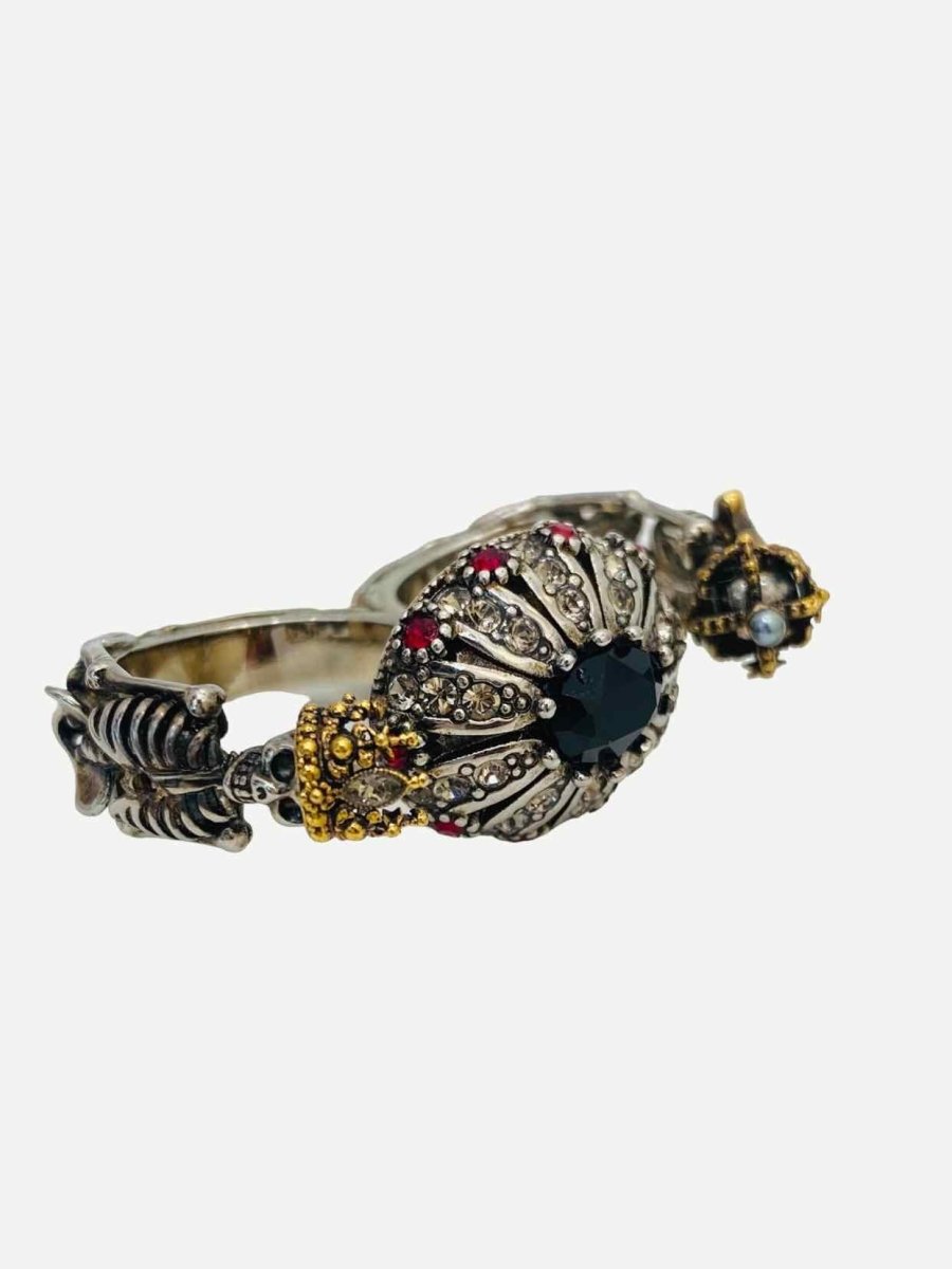 Pre-loved ALEXANDER MCQUEEN Fashion Ring from Reems Closet