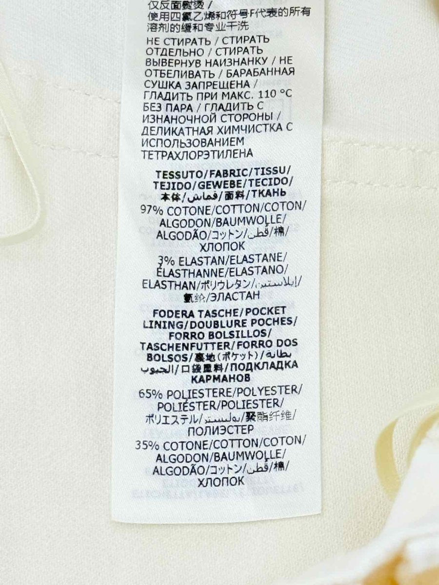 Pre - loved ALEXANDER MCQUEEN Flared White Size 28 Jeans at Reems Closet