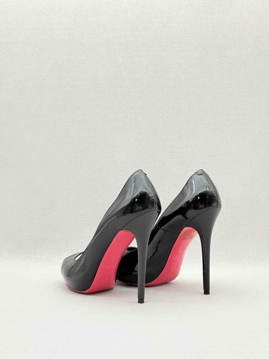 Pre - loved ALEXANDER MCQUEEN Heart Black Size EU 37 Pumps at Reems Closet