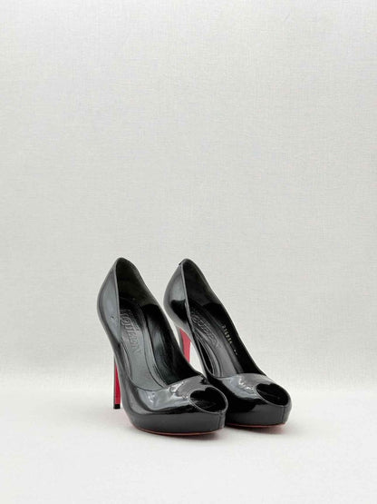 Pre - loved ALEXANDER MCQUEEN Heart Black Size EU 37 Pumps at Reems Closet