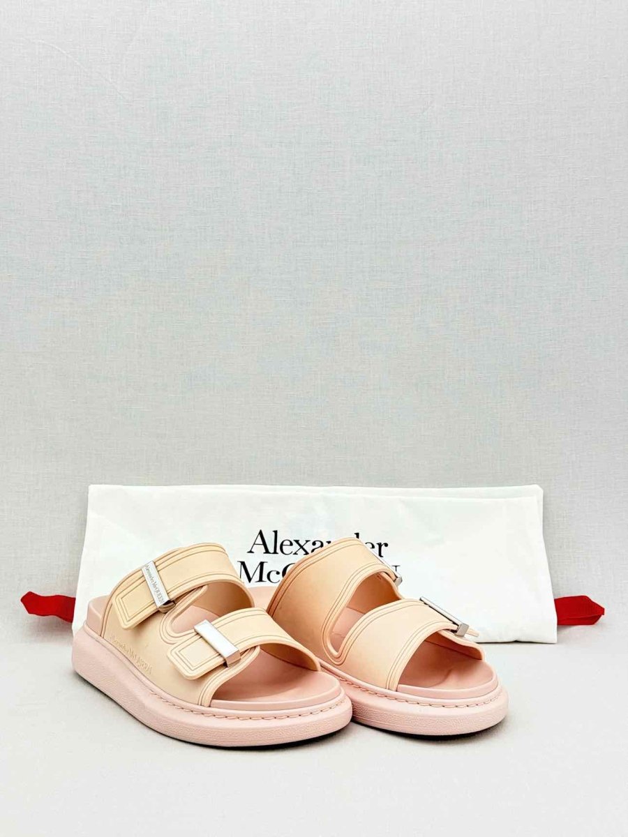Pre - loved ALEXANDER MCQUEEN Light Pink Size EU 36 Slides at Reems Closet