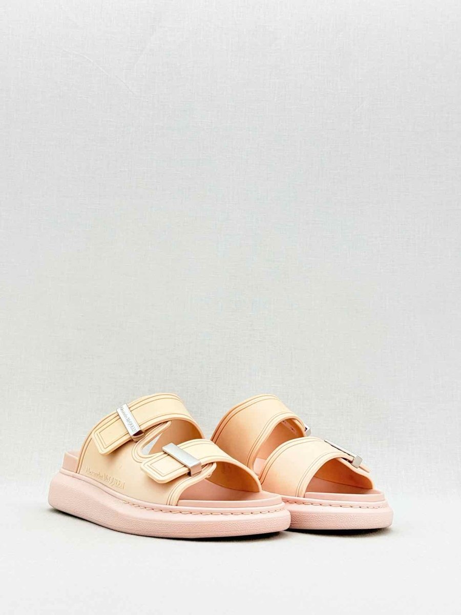 Pre - loved ALEXANDER MCQUEEN Light Pink Size EU 36 Slides at Reems Closet