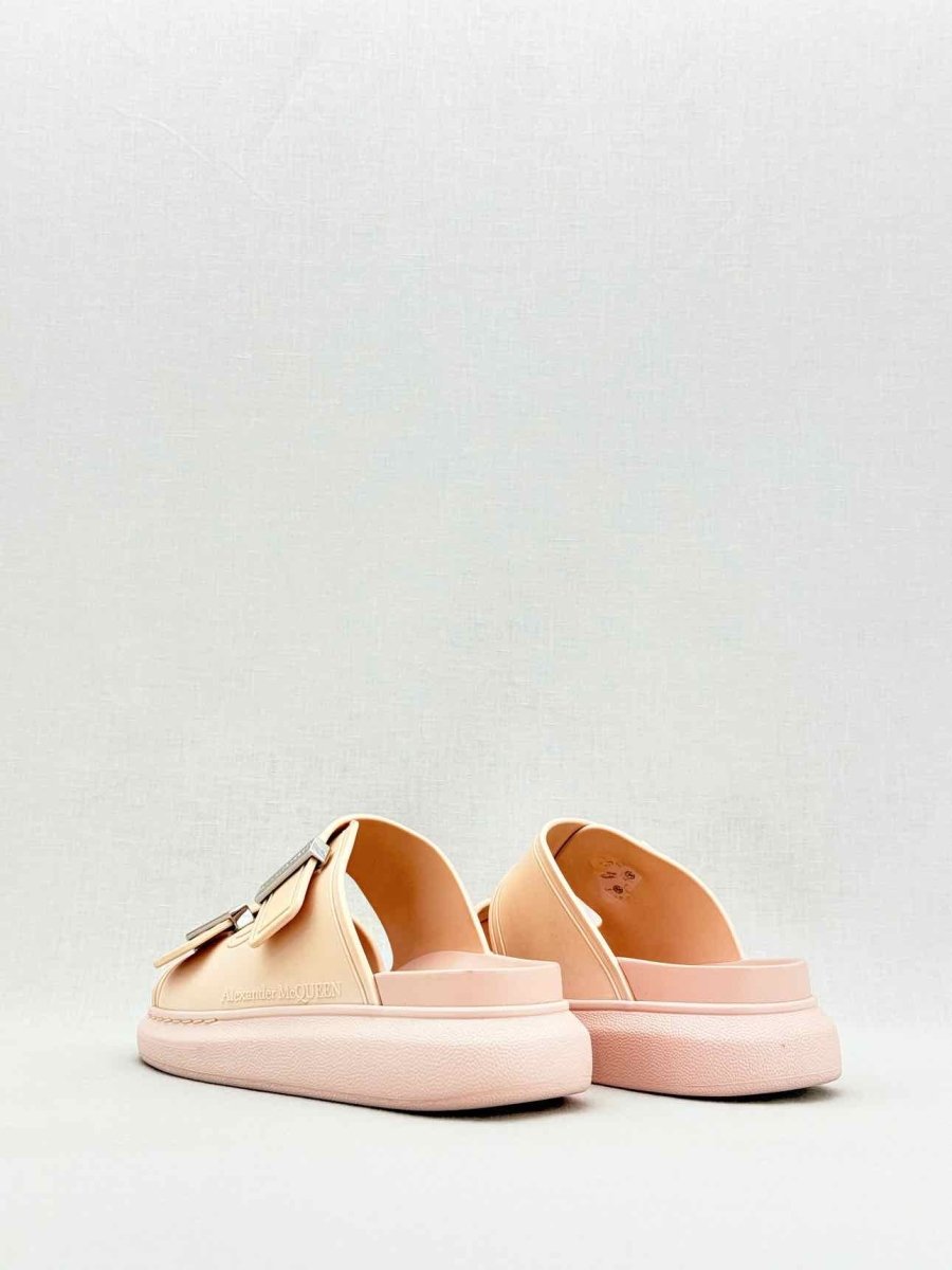 Pre - loved ALEXANDER MCQUEEN Light Pink Size EU 36 Slides at Reems Closet