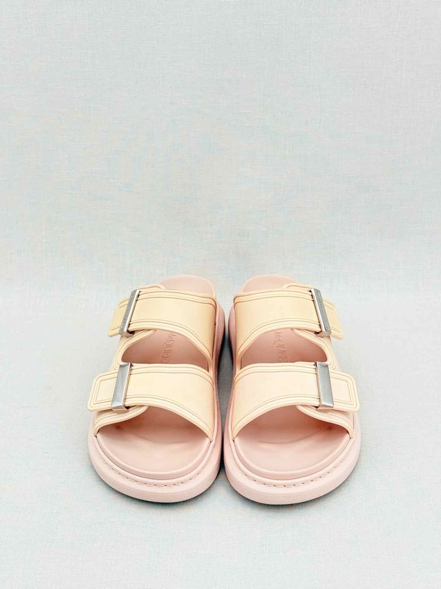 Pre - loved ALEXANDER MCQUEEN Light Pink Size EU 36 Slides at Reems Closet