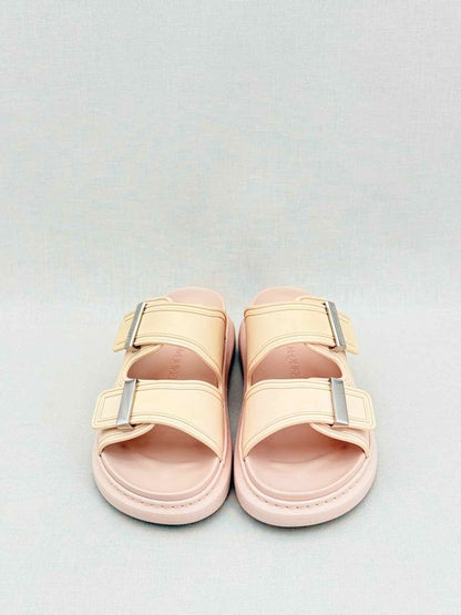 Pre - loved ALEXANDER MCQUEEN Light Pink Size EU 36 Slides at Reems Closet
