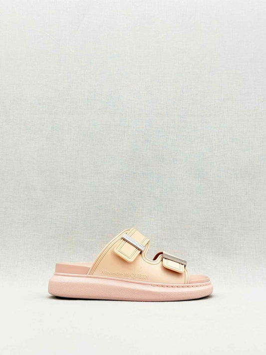 Pre - loved ALEXANDER MCQUEEN Light Pink Size EU 36 Slides at Reems Closet
