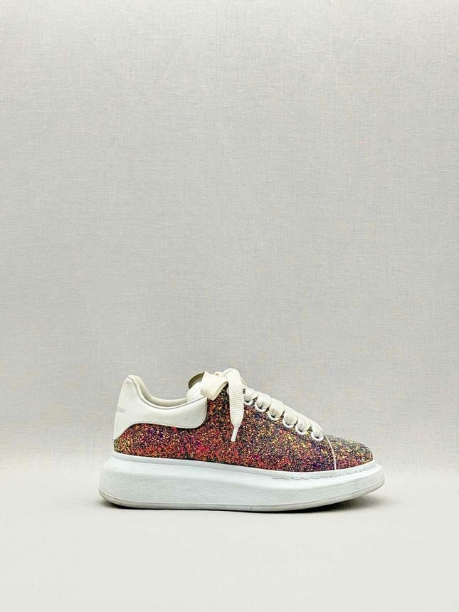 Pre - loved ALEXANDER MCQUEEN Pink Multicolor Size EU 35.5 Sneakers at Reems Closet