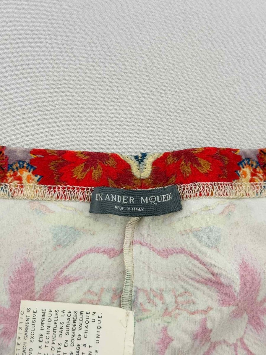 Pre - loved ALEXANDER MCQUEEN Red Multicolor Size Medium Pants at Reems Closet