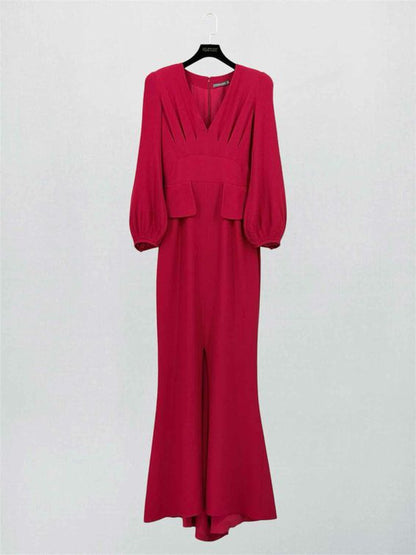 Pre-loved ALEXANDER MCQUEEN Red Size US 4 Long Dress at Reems Closet