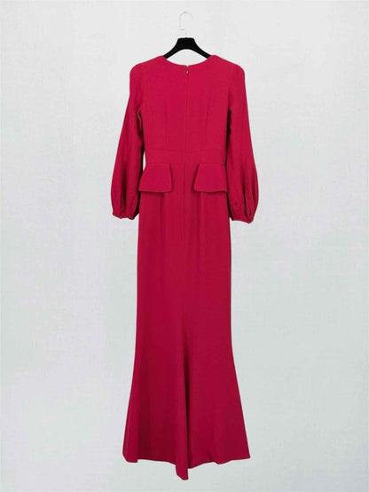 Pre-loved ALEXANDER MCQUEEN Red Size US 4 Long Dress at Reems Closet