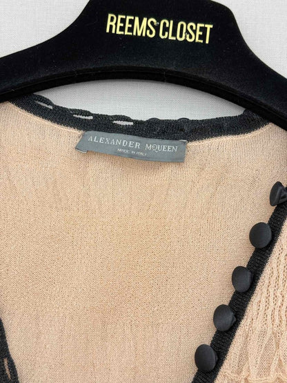 Pre-loved ALEXANDER MCQUEEN Size Small Knee Length Dress at Reems Closet
