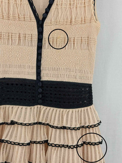 Pre-loved ALEXANDER MCQUEEN Size Small Knee Length Dress at Reems Closet