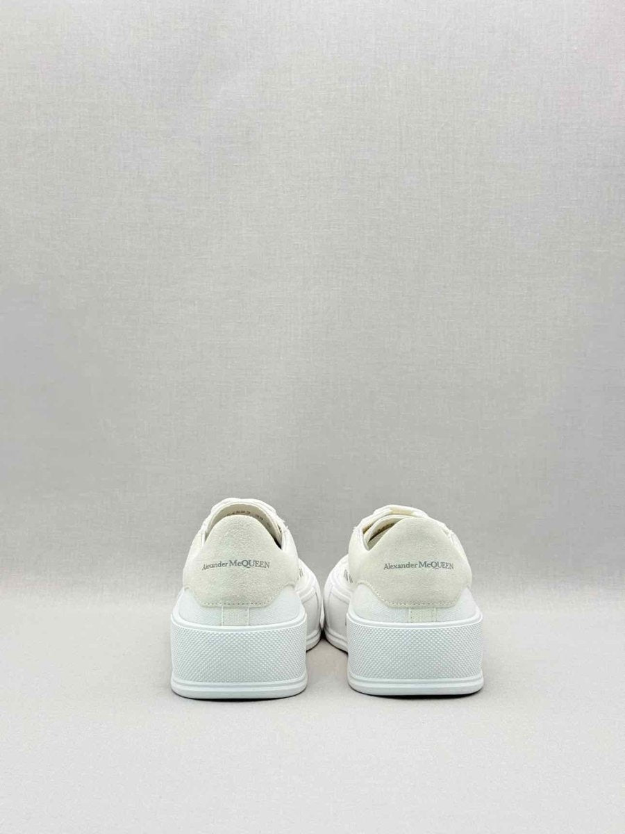 Pre-loved ALEXANDER MCQUEEN White Size EU 39 Sneakers at Reems Closet