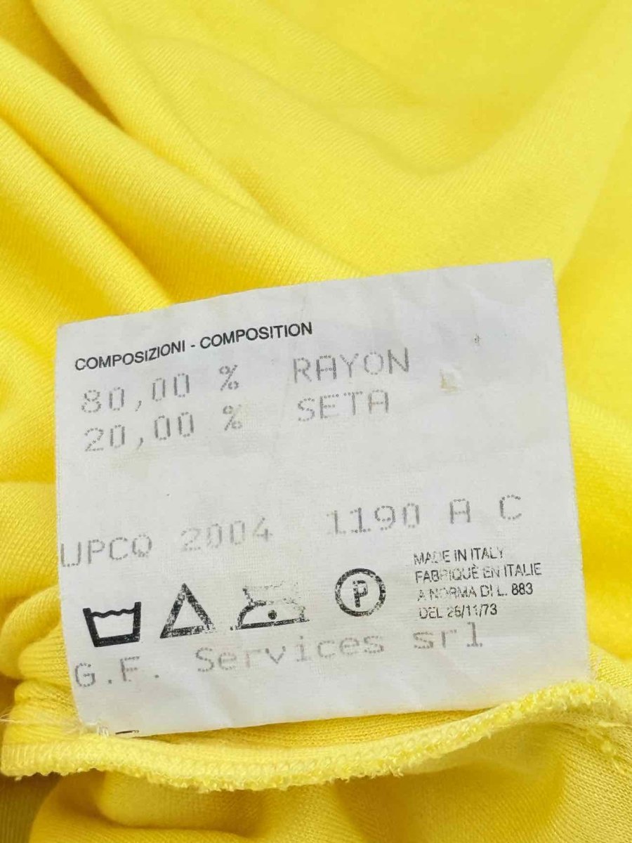 Pre - loved ALEXANDER MCQUEEN Yellow Size US 2 Knee Length Dress at Reems Closet