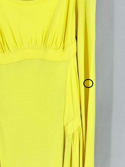 Pre - loved ALEXANDER MCQUEEN Yellow Size US 2 Knee Length Dress at Reems Closet