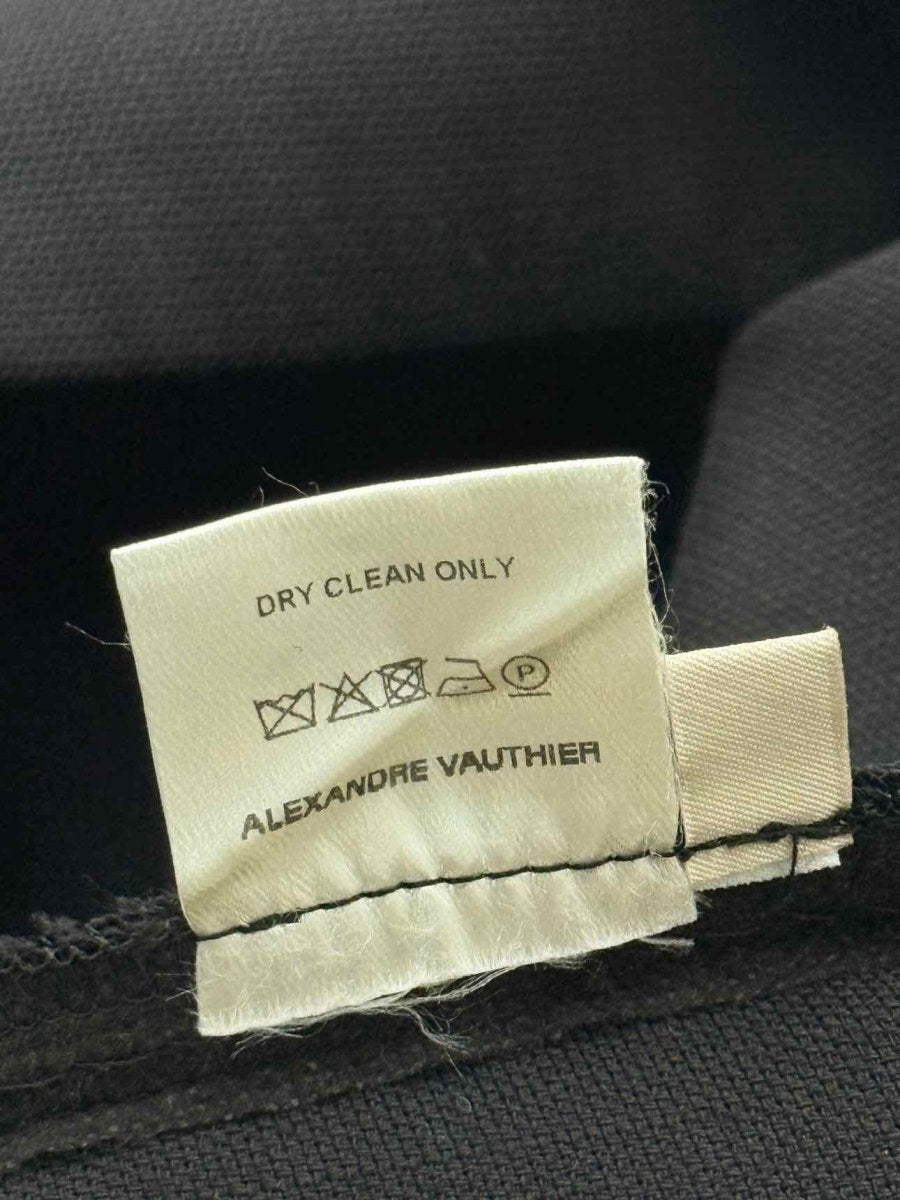 Pre - loved ALEXANDER VAUTHIER High Waist Black Size US 2 Pants at Reems Closet
