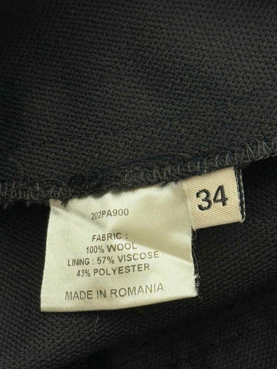 Pre - loved ALEXANDER VAUTHIER High Waist Black Size US 2 Pants at Reems Closet