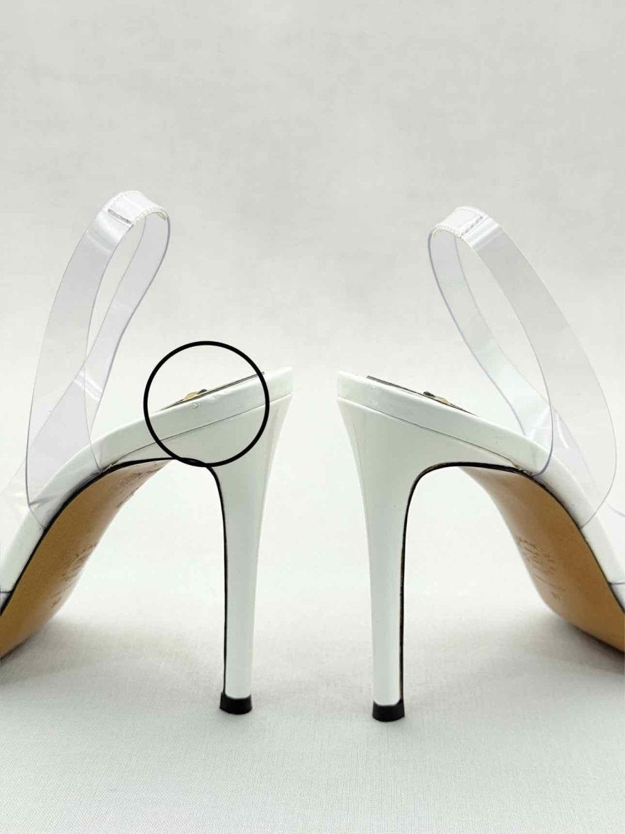 Pre - loved ALEXANDER VAUTHIER White Size EU 37 Slingbacks at Reems Closet