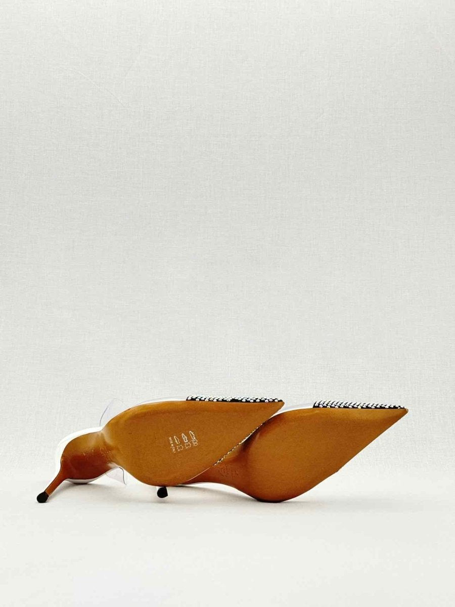 Pre - loved ALEXANDER VAUTHIER White Size EU 37 Slingbacks at Reems Closet