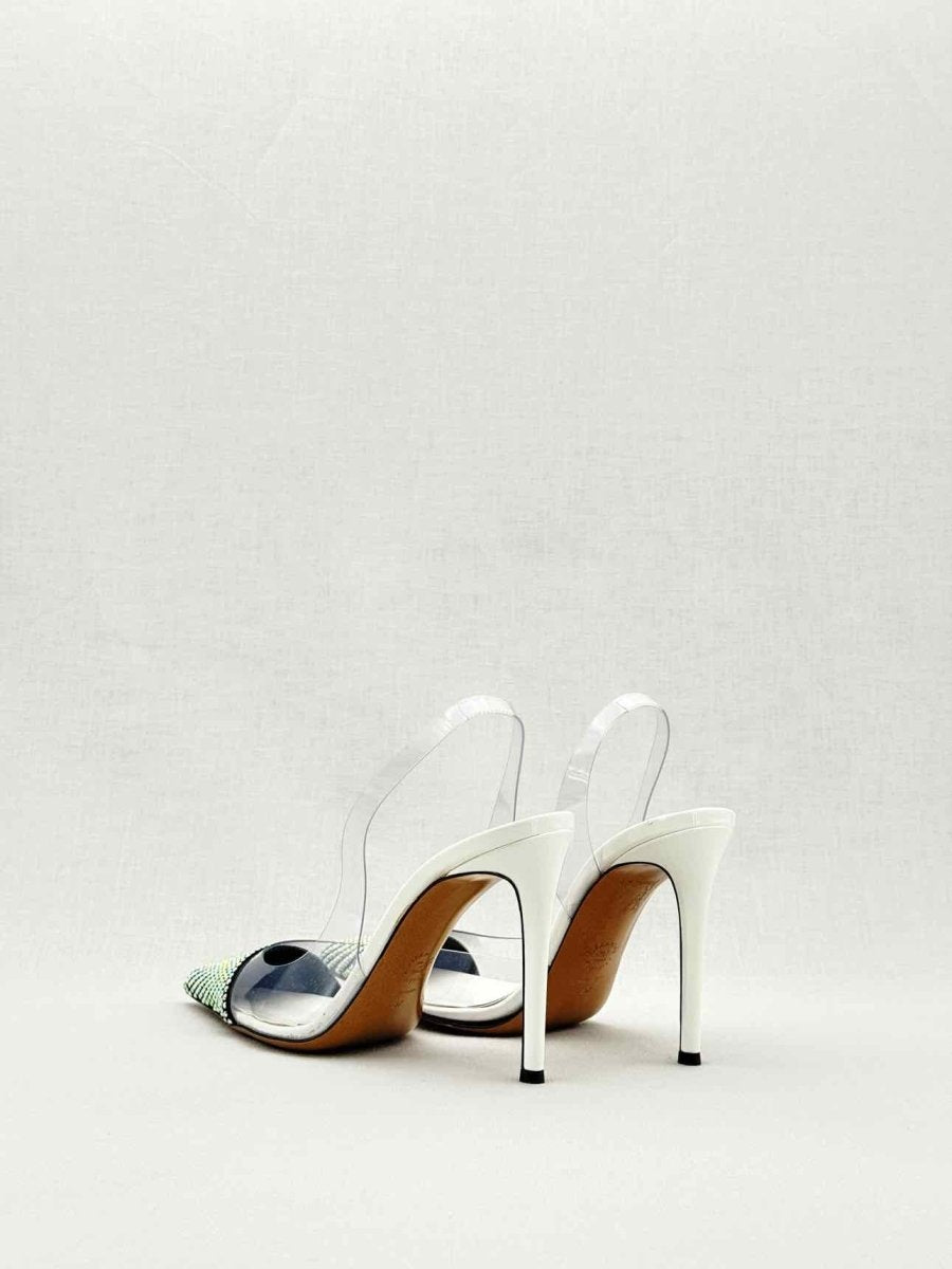 Pre - loved ALEXANDER VAUTHIER White Size EU 37 Slingbacks at Reems Closet