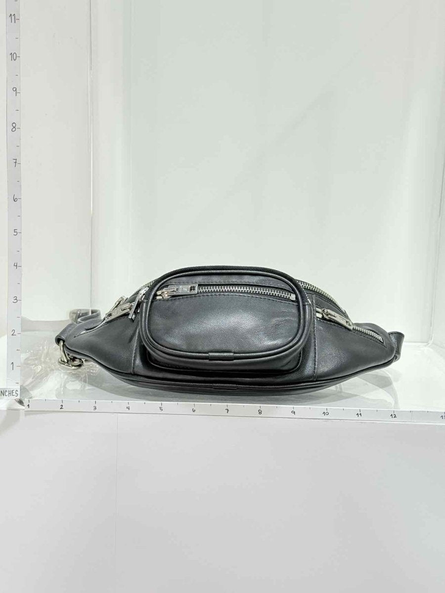 Pre - loved ALEXANDER WANG Attica Black Belt Bag at Reems Closet