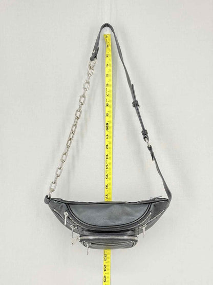 Pre - loved ALEXANDER WANG Attica Black Belt Bag at Reems Closet
