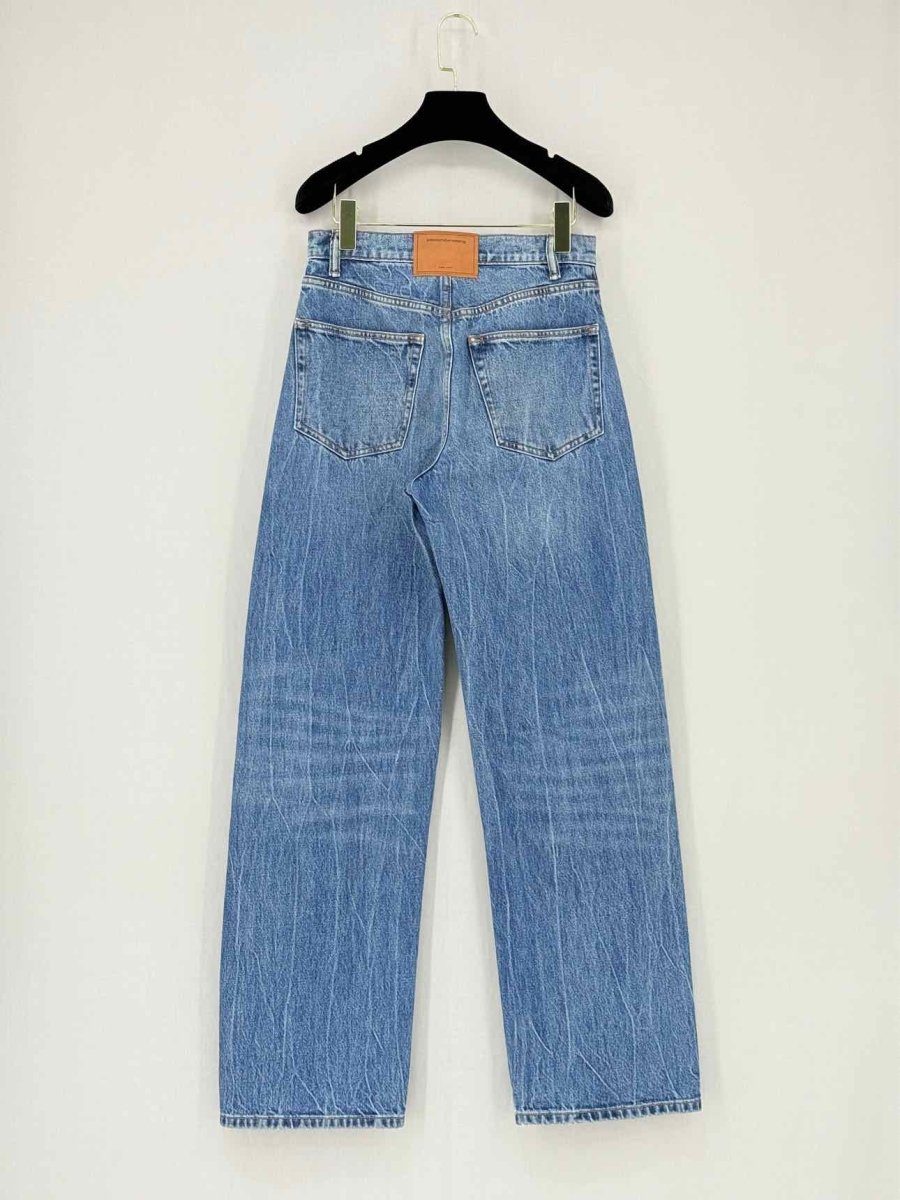Pre - loved ALEXANDER WANG Balloon Blue Size 24 Jeans at Reems Closet
