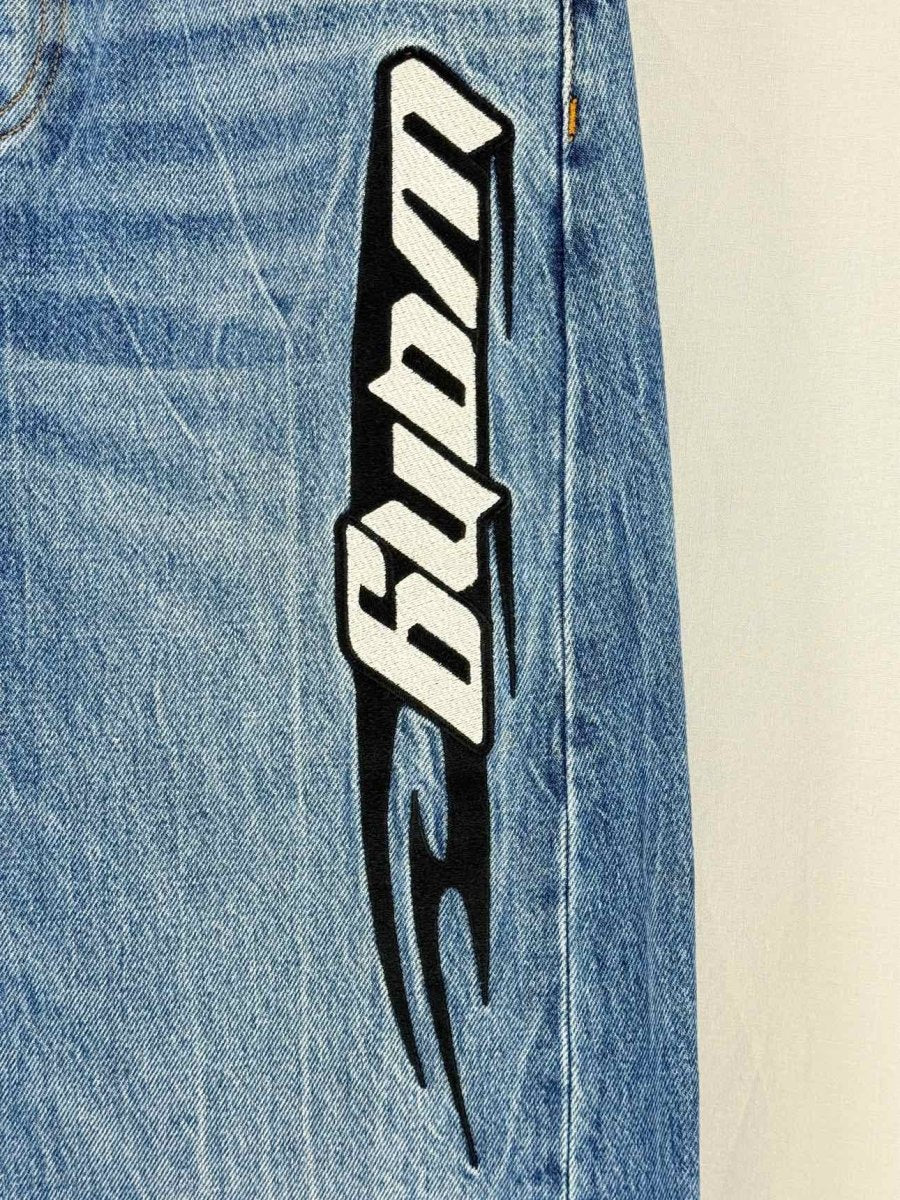 Pre - loved ALEXANDER WANG Balloon Blue Size 24 Jeans at Reems Closet