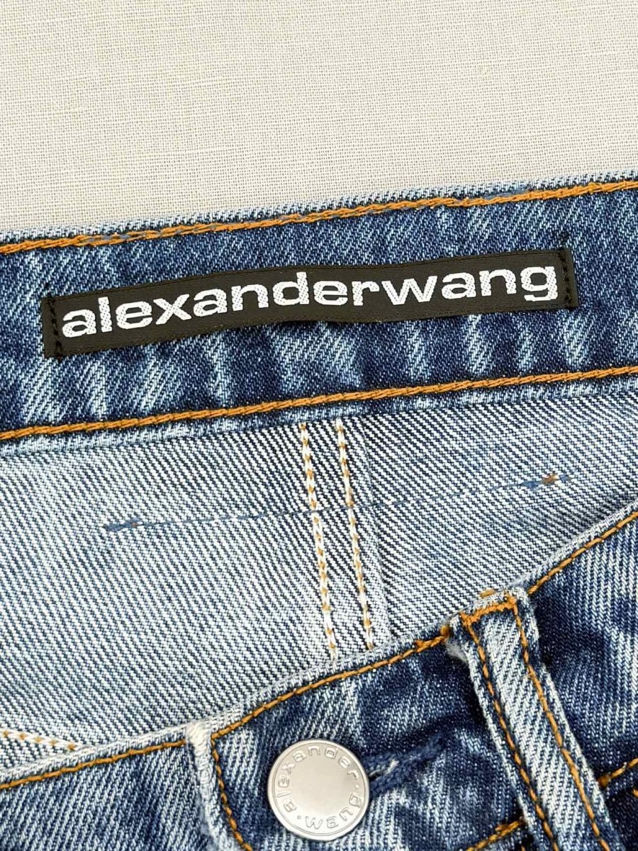 Pre - loved ALEXANDER WANG Balloon Blue Size 24 Jeans at Reems Closet