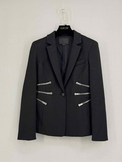 Pre - loved ALEXANDER WANG Black Size US 2 Jacket at Reems Closet