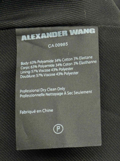 Pre - loved ALEXANDER WANG Black Size US 2 Jacket at Reems Closet
