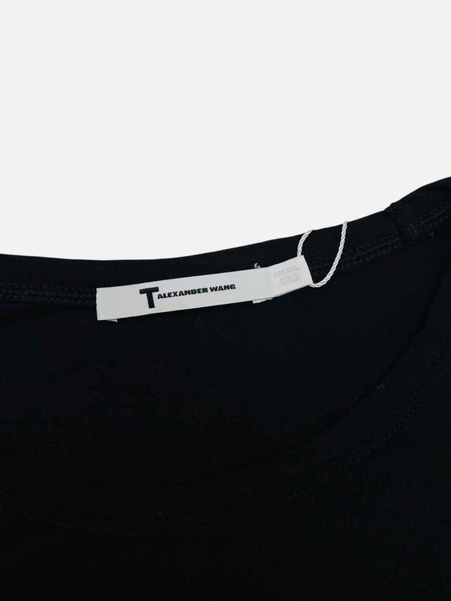 Pre - loved ALEXANDER WANG Black T-shirt XSmall at Reems Closet