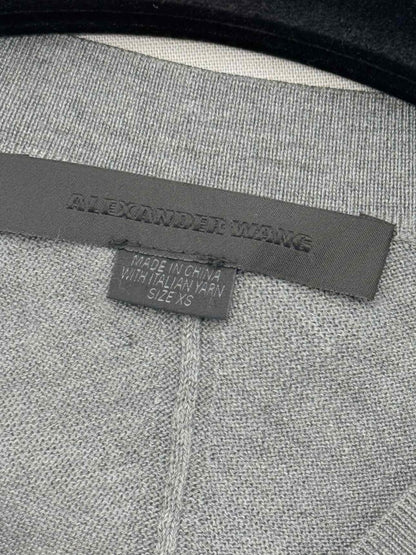 Pre - loved ALEXANDER WANG Grey Size XSmall Jumper at Reems Closet