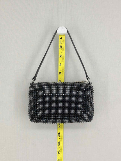 Pre - loved ALEXANDER WANG Heiress Black Shoulder Bag at Reems Closet