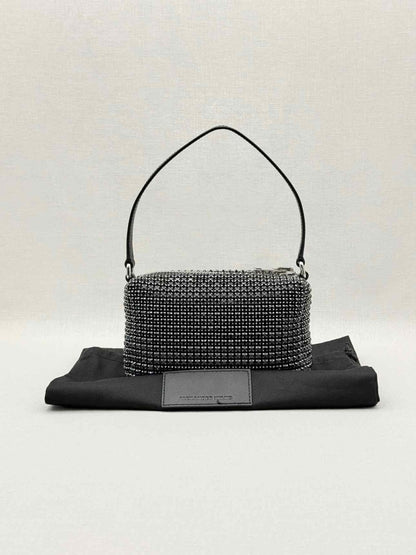 Pre - loved ALEXANDER WANG Heiress Black Shoulder Bag at Reems Closet