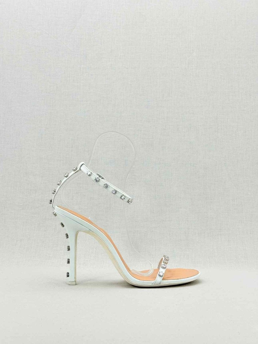 Pre - loved ALEXANDER WANG Niki White Size EU 41 Heeled Sandals at Reems Closet