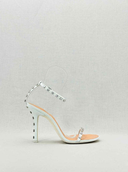 Pre - loved ALEXANDER WANG Niki White Size EU 41 Heeled Sandals at Reems Closet