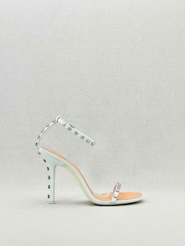 Pre - loved ALEXANDER WANG Niki White Size EU 41 Heeled Sandals at Reems Closet