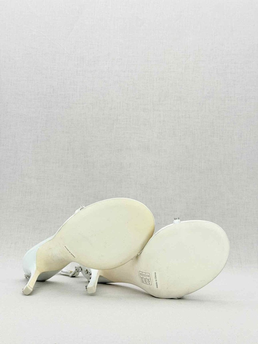 Pre - loved ALEXANDER WANG Niki White Size EU 41 Heeled Sandals at Reems Closet