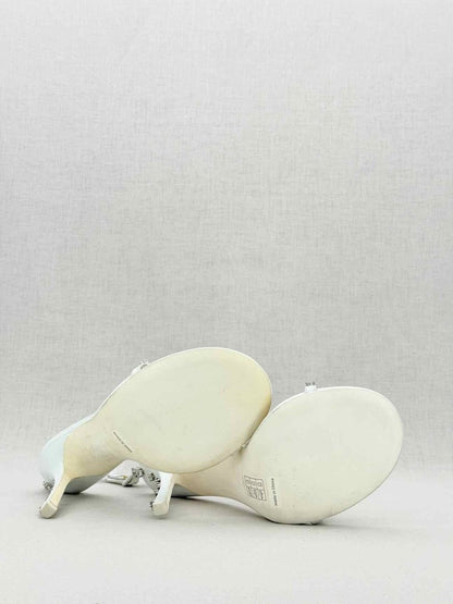Pre - loved ALEXANDER WANG Niki White Size EU 41 Heeled Sandals at Reems Closet