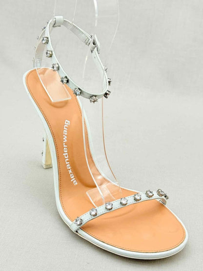 Pre - loved ALEXANDER WANG Niki White Size EU 41 Heeled Sandals at Reems Closet