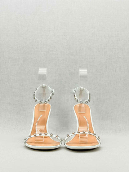 Pre - loved ALEXANDER WANG Niki White Size EU 41 Heeled Sandals at Reems Closet
