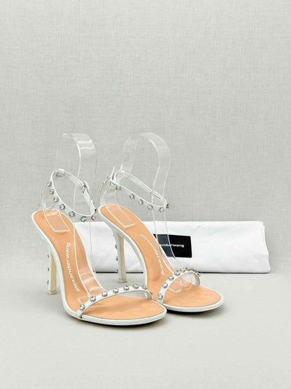 Pre - loved ALEXANDER WANG Niki White Size EU 41 Heeled Sandals at Reems Closet