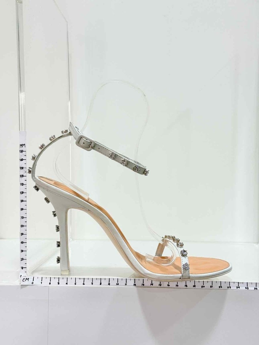 Pre - loved ALEXANDER WANG Niki White Size EU 41 Heeled Sandals at Reems Closet
