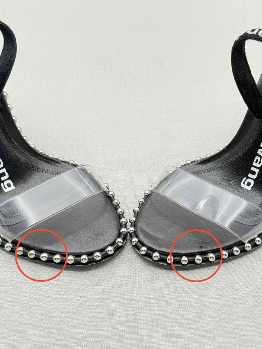 Pre - loved ALEXANDER WANG Nova Black Size EU 35 Heeled Sandals at Reems Closet