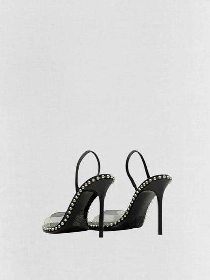 Pre - loved ALEXANDER WANG Nova Black Size EU 37 Heeled Sandals at Reems Closet