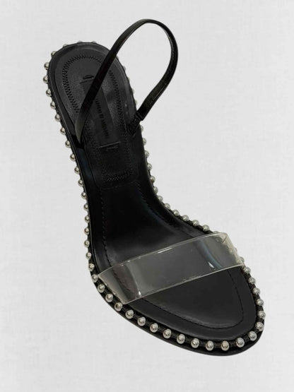 Pre - loved ALEXANDER WANG Nova Black Size EU 37 Heeled Sandals at Reems Closet