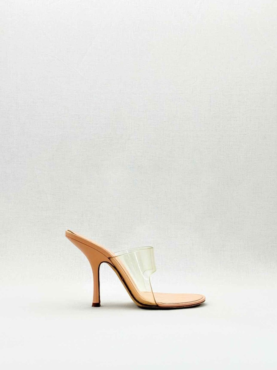 Pre - loved ALEXANDER WANG Nudie Beige Size EU 38.5 Heeled Shoes at Reems Closet